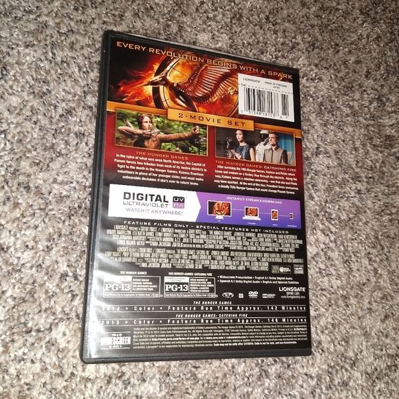 The Hunger Games Movies 1 & 2 DVD Set - Picture 2 of 4